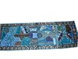Dodger Blue Beaded Runner Moti Tapestry India Wall Decor Hanging