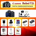Canon EOS Rebel T2i (550D) Digital SLR Camera Body + 2 Extended Life Batteries + Battery Charger + 16 GB Memory Card + Card Reader + Tripod + Carrying Case + Starter Kit + Digital Flash and more!!