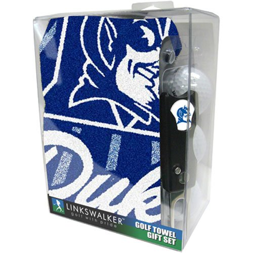 Duke Blue Devils Ncaa Jacquard Golf Towel Gift Pack W/ Balls Repair Tool Marker
