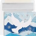Dove and Snowflakes Holiday Cards
