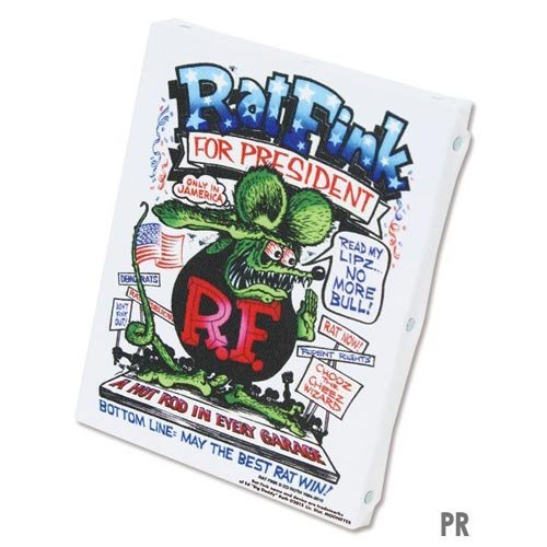 ラットフィンク アートキャンバス Mサイズ RatFink Art Canvas MRAF453PR PRESIDENT