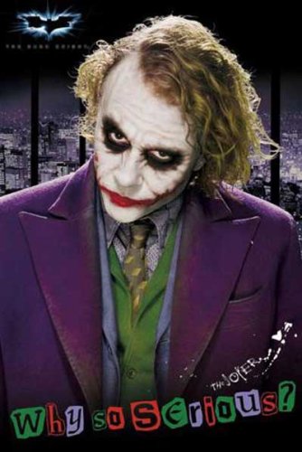 1art1 42279 Batman - The Dark Knight, Joker Solo Poster 91 x 61 cm Preisvergleich