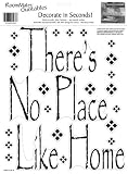RoomMates RMK0038SS There Is No Place Like Home Peel & Stick Single Sheet