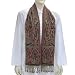 Wool Scarves Mens Winter Clothes Jacquard Design 12 x 60 inches