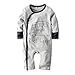 Big Elephant Baby Boys' 1 Piece Snap-Up Romper Pajama Clothes H01
