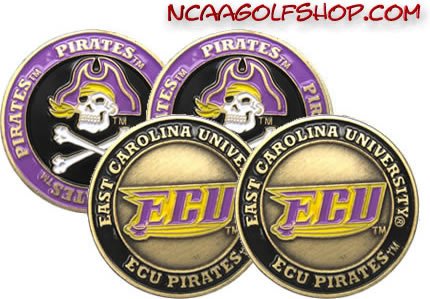 East Carolina Pirates Golf Ball Markers
