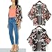 Orangesky Vintage Floral Kimono Boho Chiffon Cardigan