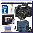 Canon EOS Rebel XS (a.k.a. 1000D) SLR Digital Camera Kit (Black) W/ 18-55mm IS Lens + Lowepro Digital Gadget Bag + Transcend 16GB SDHC Card w/ Compact Card Reader + Digital Picture Frame 7-Inch LCD Picture Frame & Willoughbys Clean & Protect Kit