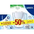 Brita - 104265 - Carafe filtrante 2,4l blanche + 4 cartouches maxtra Aluna