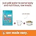SOJOS Complete Grain Free Freeze-Dried Lamb Raw Natural Dry Dog Food Mix, 8-Pound Bag