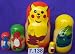 Search : Pokemon 5 pc / 6 in Russian Nesting Nested Stacking Collectible doll #7.138