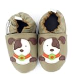 Chaussons B�b� en cuir doux -HEBA-Ger...