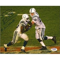 Dominic Rhodes (Indianapolis Colts) Signed Autographed 8x10 Photo (PSA/DNA COA)