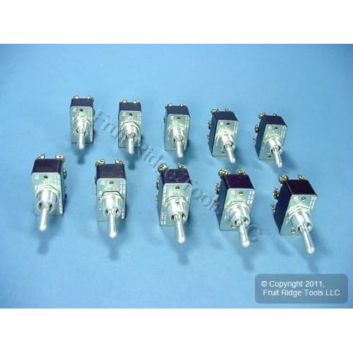 Leviton Double Pole Double Throw DPDT Heavy Duty Toggle Switch ON ON