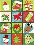 Reusable Vinyl Drink Labels - Christmas Whimsy Theme By MyDrinkLabel