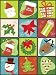 Reusable Vinyl Drink Labels - Christmas Whimsy Theme By MyDrinkLabel