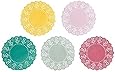 Paper Doilies, Mini, 5 Colors, Set of 100