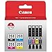 Canon CLI-251 BK/CMY 4 PK Value Pack Ink for Canon InkJet Printers