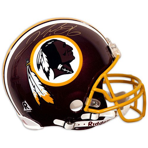 Mounted Memories Washington Redskins Clinton Portis Autographed Helmet