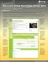 Microsoft Office 2007 SharePoint Server - Collaboration Features - Quick Reference Card - Office Collaboration Quick Start Cards: Computer Shortcuts, Cheats, Tips & Tricks Guides. 6 Pages Ea, Tri-Fold. Easy Storage-Windows Share Point Services-WSS (Software Quick Reference Cards)