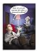 Diamond Necklace - Hilarious Greet Merry Christmas Cartoon Card (Single w/ Envelope)