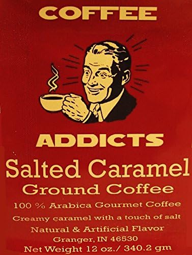 Salted Caramel Gourmet Coffee (2-pack) By Coffee Addicts