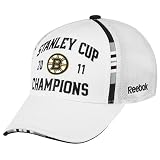 Reebok Boston Bruins 2011 NHL Stanley Cup Champions White Locker Room Hat ()