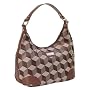 Sachi 31-025 Fashion Insulated Lunch Bag, Brown Hobo