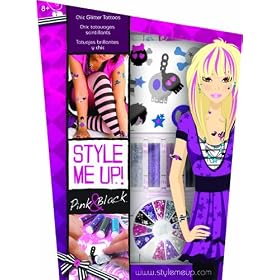 Buki - 714 - Kit de Loisir Cr�atif - Pink & Black - Tatouages Chics