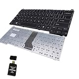 BLACK US English Layout Dell Vostro 2510 1310 1320 1510 1520 series Laptop notebook Replacement Keyboard PLUS AGPtek USB 2.0 All-in-one Card Reader (Replacement )