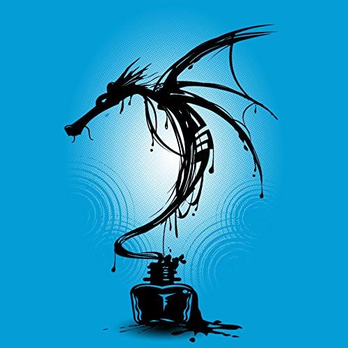 Ink Dragon Women's 2X-Large Turquoise Stone Graphic T Shirt - Design By Humans