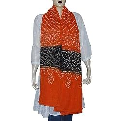Long Scarf Cotton Tie and Dye Accessory 88 x 40 inches