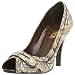 Tribeca Women's Prime Letter Peep Toe Pump