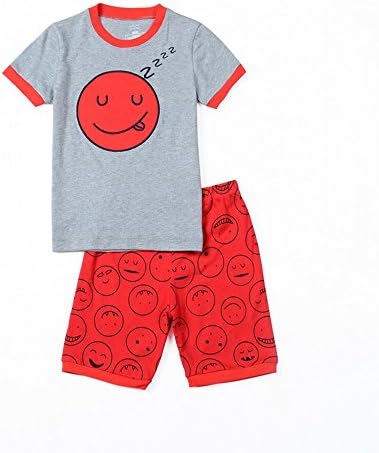CNBABY "Expression" Baby and Little Boys' 2 Piece Cotton Pajama Set (7Years)