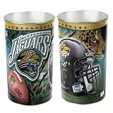 Jacksonville Jaguars NFL Tapered Wastebasket (15 Height)