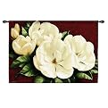 Magnolia Crimson Wall Tapestry