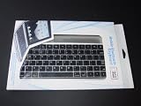 MiniSuit Apple iPad 2 Aluminum Bluetooth Keyboard Case Cover Stand 16 GB, 32 GB, 64 GB (Silver Exterior and Black Keys)