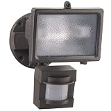 Heath Zenith SL-5511-BZ 150-Watt Quartz Motion-Sensing Light, Bronze