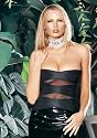 Mesh And Criss Cross Elastic Bustier