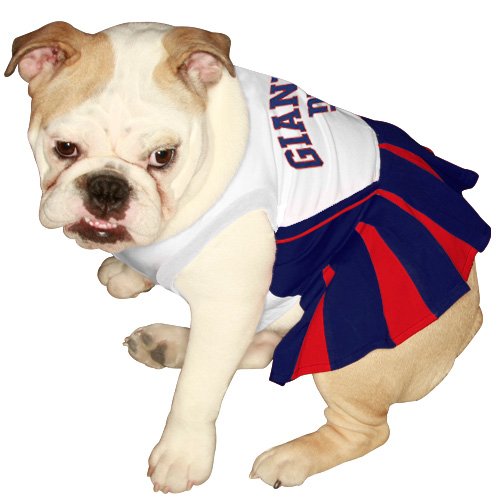 Pets First New York Giants Pet Cheerleader Uniform Small