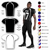 51eFmPkOwtL. SL160  Rawlings Stock Tech Lean FIT Custom Football Jerseys W/N   WHITE/NAVY YM