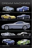 Autos - Dream Machines - Plakat Poster Druck