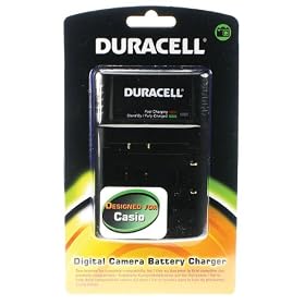 Duracell - DR5700I-EU - Chargeur de batteries pour Appareil Photo Num�rique Casio NP-20, NP-40, NP-50, NP-60, NP-70, NP-80, NP-90, NP-100