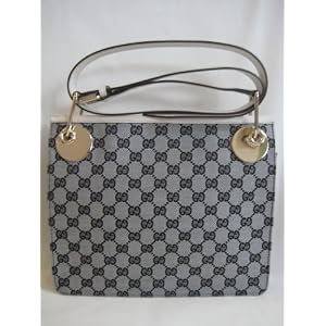 GUCCI - Eclipse Messenger Black Print White Trim - 231817