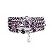 Liuanan Yoga Meditation Simulated 108 Prayer Beads Simulated Amethyst/Topaz Mala Wrap Bracelet Necklace (Amethyst Beads)