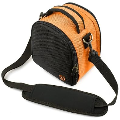 Laurel Compact Edition Nylon DSLR Camera Carrying Handbag with Removable Shoulder Strap for Canon EOS DSLR Camera Model EOS-600D / EOS Rebel T3i / EOS Kiss X5 / EOS-1100D EOS Rebel T3 / EOS Kiss X50 / EOS 550D / EOS Rebel T2i / EOS Kiss X4 / EOS 500D / EOS Rebel T1i / EOS Kiss X3 / Canon EOS 1000D /