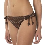 Mossimo® Black: Dot Foil Side-Tie Swim Bottoms - Espresso