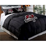 Tampa Bay Buccaneers Comforter Set: Twin Comforter with Shams