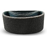 4 X 36 Inch 600 Grit Silicon Carbide Sanding Belts, 3 Pack