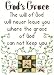 Stamped Cross Stitch Kit God’s Grace From Janlynn
